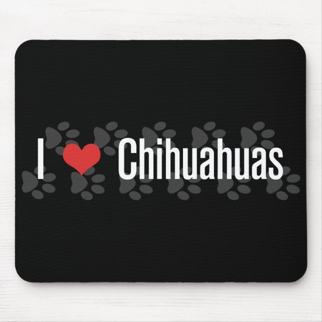 Mousepad Mim chihuahuas (do coração) (Frente)
