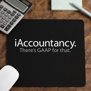Mousepad mim contabilidade - há GAAP para aquele