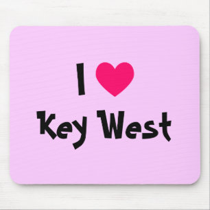 Mousepad Mim coração Key West Florida