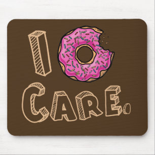 Mousepad Mim cuidado da rosquinha engraçado