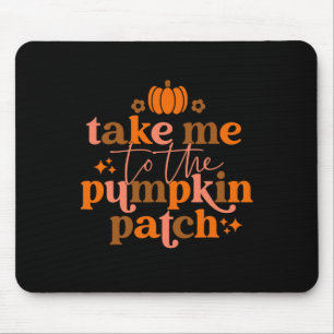 Mousepad Mim Para O Pumpkin Patch Autumn Queda Ação De Graç