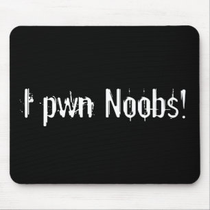 Mousepad Mim pwn Noobs! tapete do rato
