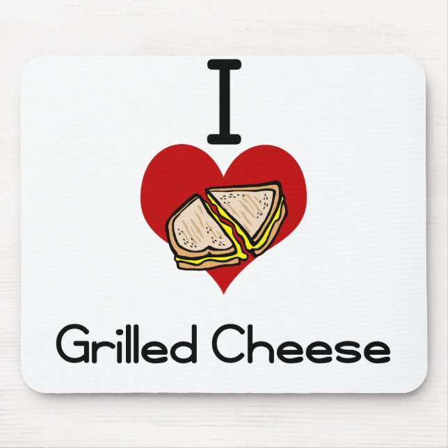 Mousepad Mim queijo grelhado de amor ódio (Frente)
