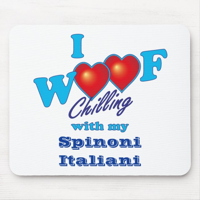 Mousepad Mim Woof Spinone Italiano (Frente)