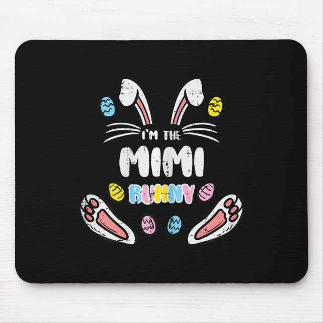 Mousepad Mimi Bunny Páscoa Correspondente Família Coelho Vo (Frente)