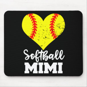 Mousepad Mimi de Softbol Mimi engraçada de jogador de Softb