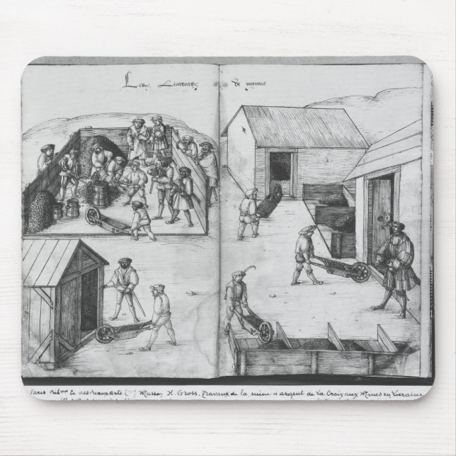 Mousepad Mina de prata de Croix-auxiliar-Minas do La, (Frente)