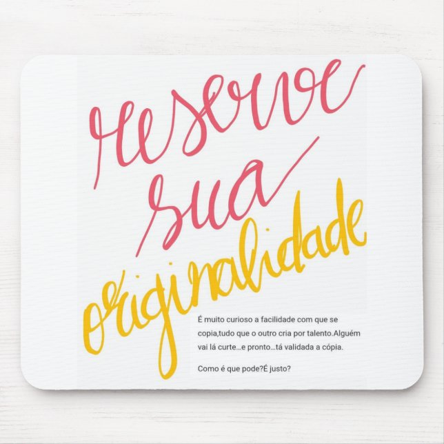 Mousepad Minaguidores  (Frente)