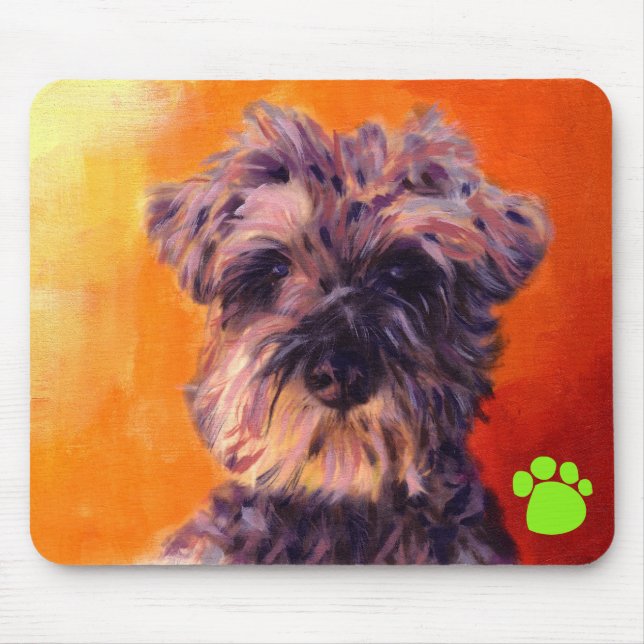Mousepad Minatureschnauzer (Frente)