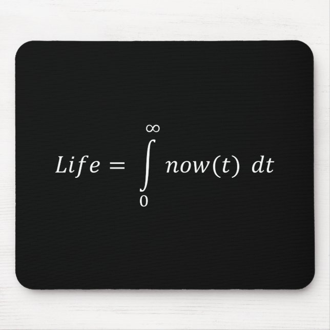 Mousepad Mindfulness: Vida de acordo com a matemática (Frente)