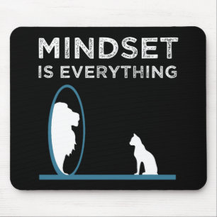 Mousepad Mindset É Tudo Citação Motivacional