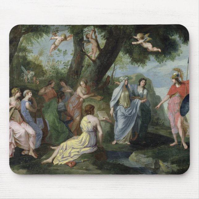 Mousepad Minerva com os musas (Frente)