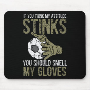 Mousepad Minha Atitude Fedia Luvas Futebol Goalkeeper G