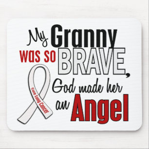 Mousepad Minha avó é um câncer pulmonar do anjo