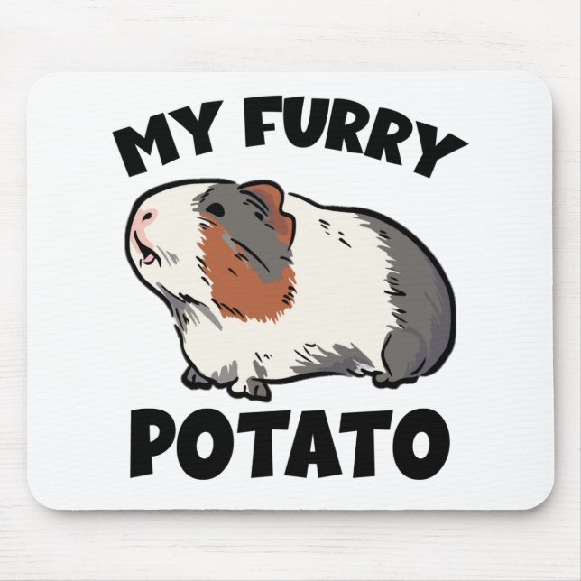 Mousepad Minha cobaia peluda (Frente)