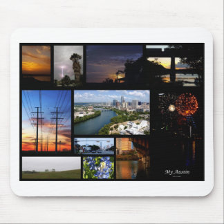 Mousepad Minha colagem de Austin por James R Granberry