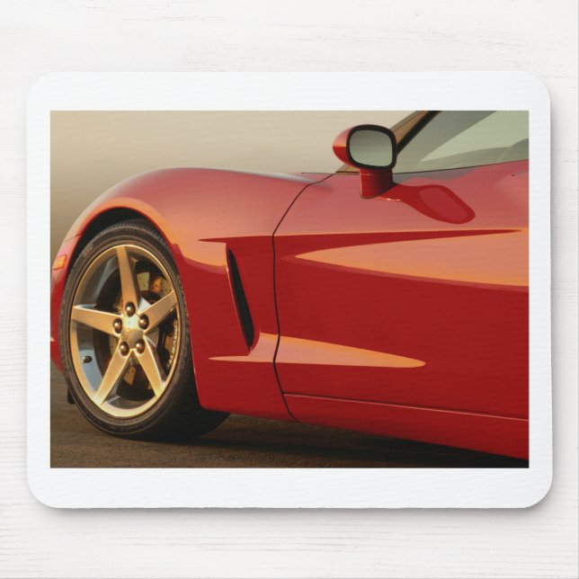 Mousepad Minha corveta vermelha (Frente)