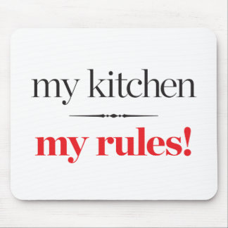 Mousepad Minha cozinha, minhas regras