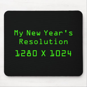 Mousepad Minha definição de ano novo - 1280 x 1024