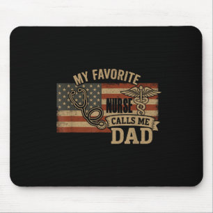 Mousepad Minha Enfermeira Favorita Me Chama de Papai Bandei