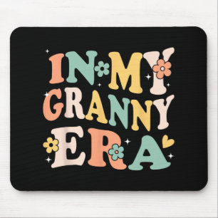 Mousepad Minha Era da Vovó Engraçado Sarcástico Groovy Retr