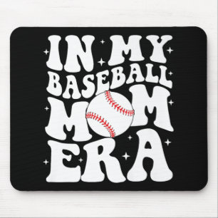 Mousepad Minha Era de Mãe de Beisebol Mãe de Beisebol Dia d