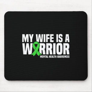 Mousepad Minha Esposa É Uma Fita Verde Guerreira Saúde Ment