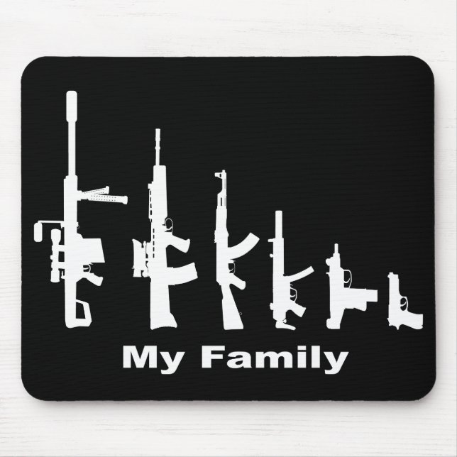Mousepad Minha família (armas do amor de I) (Frente)