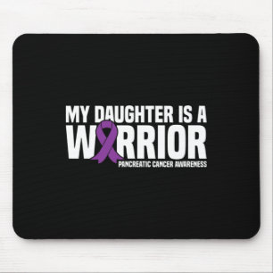 Mousepad Minha filha é um Câncer de pâncreas guerreiro Awar