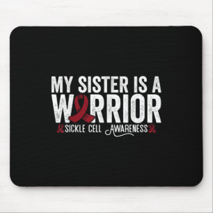 Mousepad Minha Irmã É Uma Guerreira SCA Doença Falciforme A