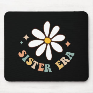 Mousepad Minha Irmã Era Amante Groovy Retro Irmã Dia das Mã