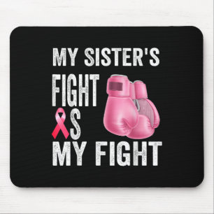 Mousepad Minha Irmã Luta É Meu Cancer De Luta