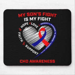 Mousepad Minha Luta É A Minha Luta Contra A Doença Cardíaca