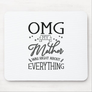 Mousepad Minha Mãe Direta Sobre Tudo