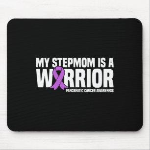 Mousepad Minha mãe é uma guerreira Câncer de pâncreas Aware