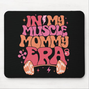 Mousepad Minha Mamãe da Era Musculosa Mamãe Divertida Gymer