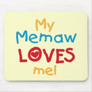 Mousepad Minha memória me ama T-shirts e presentes
