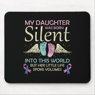 Mousepad Minha Nascer Filha Silenciosa Criança Perde Consci