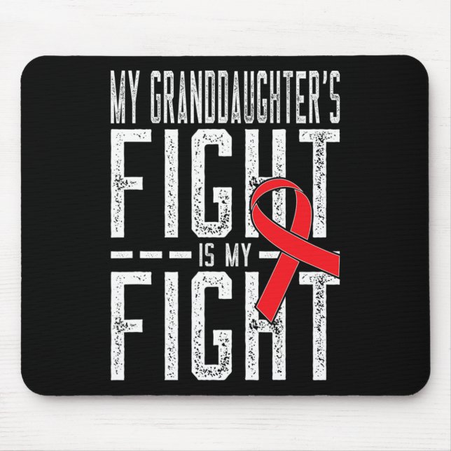 Mousepad Minha neta luta é meu Cancer de sangue (Frente)