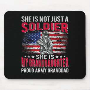 Mousepad Minha neta Meu Soldado Orgulhoso Avô Gr
