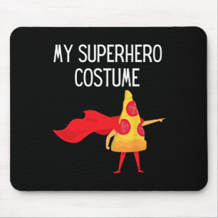 Mousepad Minha Pizza De Super-Herói Com A Diversão De Capa