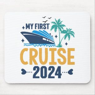 Mousepad Minha Primeira Viagem de Cruzeiro 2024