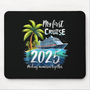 Mousepad Minha Primeira Viagem de Cruzeiro 2025 Divertida P