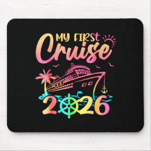 Mousepad Minha Primeira Viagem de Cruzeiro 2026 Divertida P