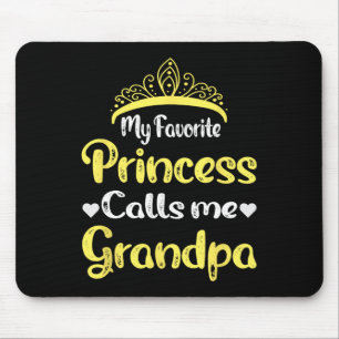 Mousepad Minha Princesa Favorita Me Chama De Vovô Pai Avô