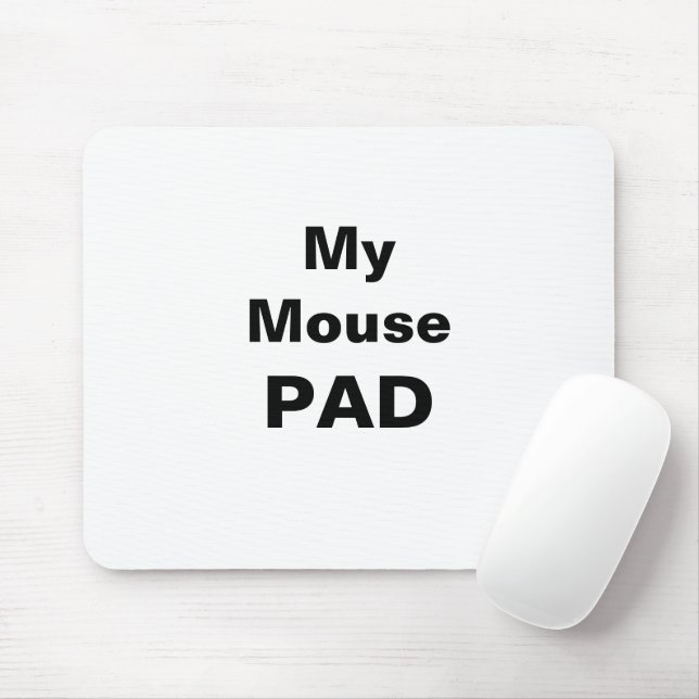 Mousepad Minha Tipografia do Pad do Mouse (Com mouse)