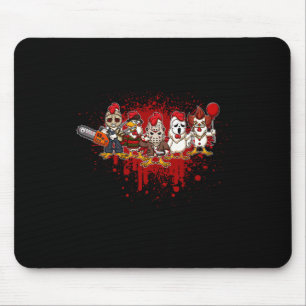Mousepad Minha Tripulação do Horror - Galinha do Halloween