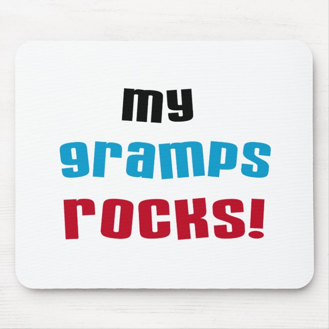 Mousepad Minha vovó Rocks T-shirts e presentes (Frente)