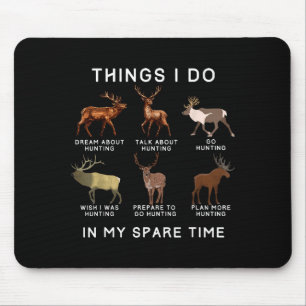 Mousepad Minhas Coisas Tempo Livre Alce Veado