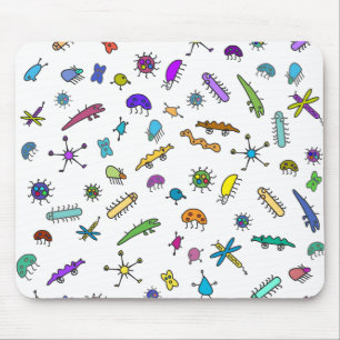 Mousepad Mini Bugs e Mini Beasts